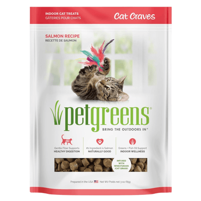 Cat Treat - Cat Craves - Salmon Recipe - 3 oz - J & J Pet Club - Pet Greens