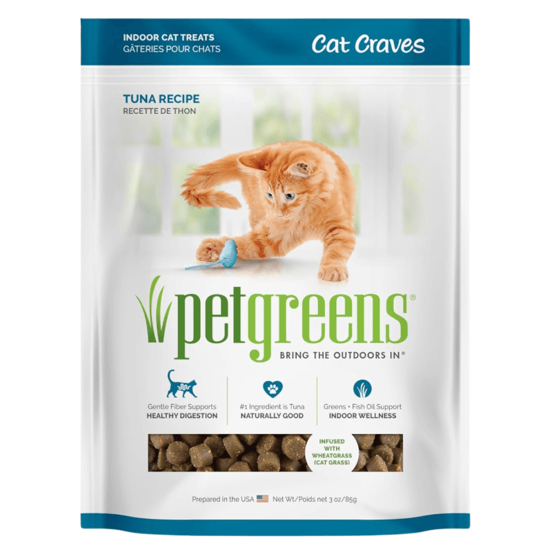 Cat Treat - Cat Craves - Tuna Recipe - 3 oz - J & J Pet Club - Pet Greens