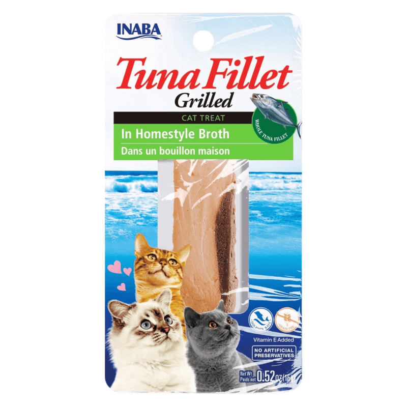 Cat Treat - GRILLED TUNA - Homestyle Broth - 0.52 oz - J & J Pet Club - Inaba