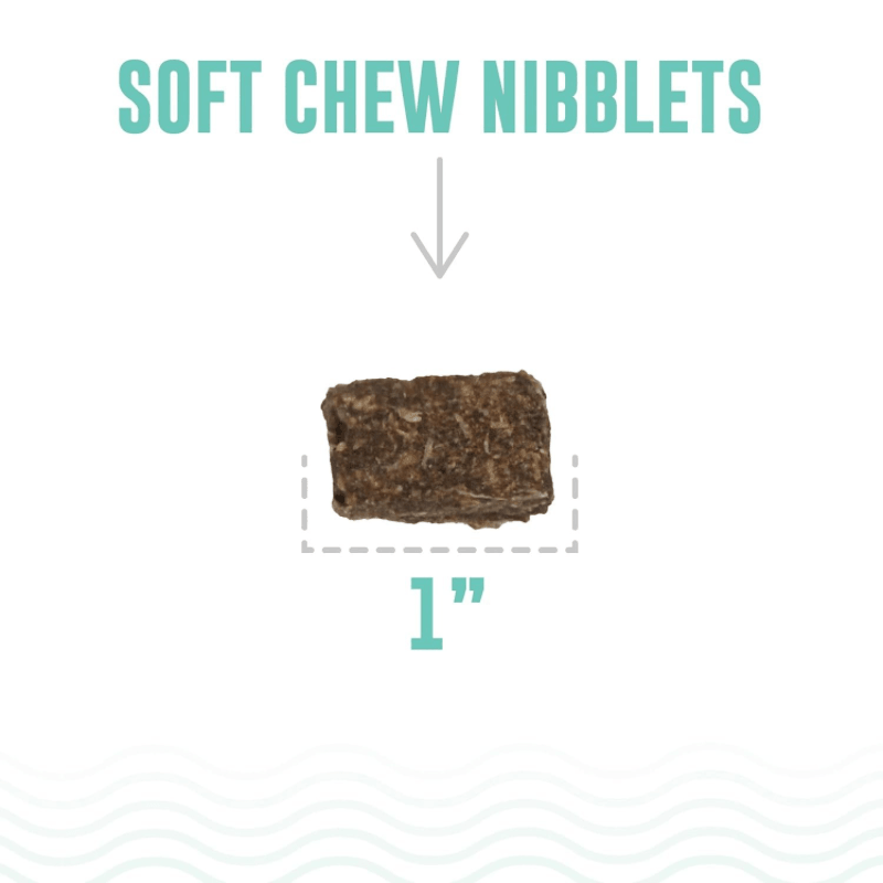 Cat Treat - Soft Chew Nibblets - Cod Liver & Seaweed Recipe - 2.25 oz - J & J Pet Club - Icelandic+