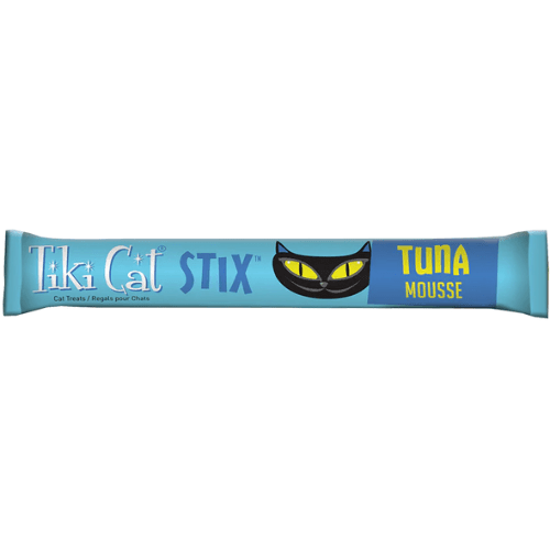 Cat Treat - STIX - Silky Smooth Meaty Treat - Tuna Mousse - 0.5 oz tube, pack of 6 - J & J Pet Club - Tiki Cat