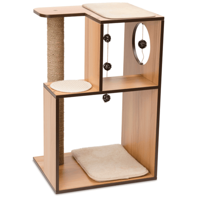 Cat Tree - Vesper Box Large - Walnut - 78 cm - J & J Pet Club - Catit