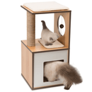 Cat Tree - Vesper Box Small - Walnut - 72.5 cm - J & J Pet Club - Catit