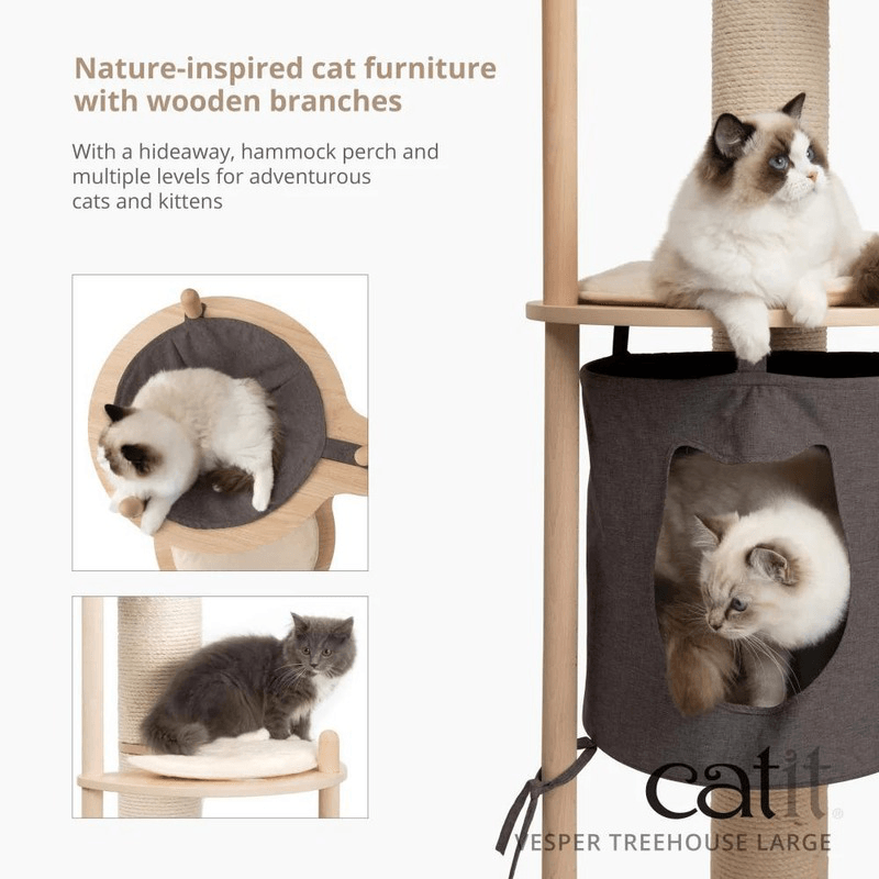 Cat Tree - Vesper Treehouse - Large - 163 cm - J & J Pet Club - Catit