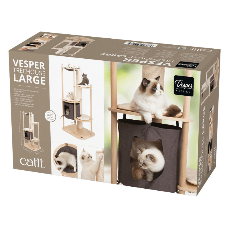 Cat Tree - Vesper Treehouse - Large - 163 cm - J & J Pet Club - Catit