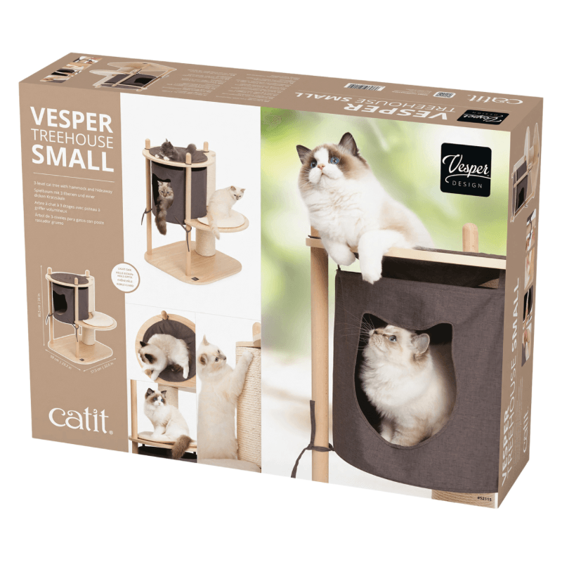 Cat Tree - Vesper Treehouse - Small - 86.5 cm - J & J Pet Club - Catit