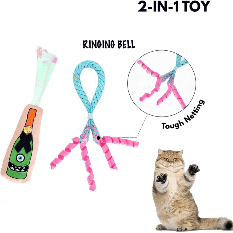 Catnip Cat Toy - Kitten Party - Wine - J & J Pet Club - HugSmart