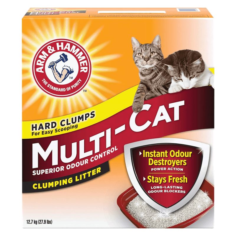 Clumping Cat Litter, MULTI-CAT Strength, Original - J & J Pet Club - Arm & Hammer