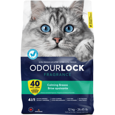 Clumping Cat Litter - ODOURLOCK - Fragrance - Calming Breeze - J & J Pet Club - Intersand