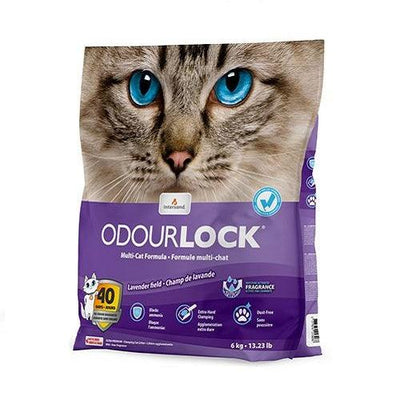 Clumping Cat Litter - Odourlock - Lavender - J & J Pet Club - Intersand