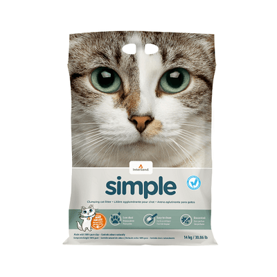 Clumping Cat Litter - Simple - 14 kg - J & J Pet Club - Intersand