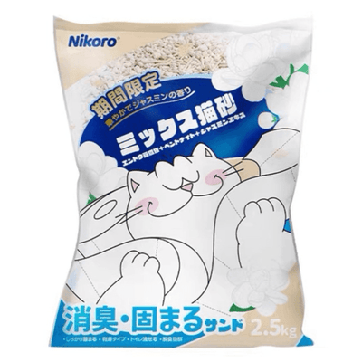 Composite Tofu Cat Litter - Jasmine Flower - 6 L - J & J Pet Club - Nikoro