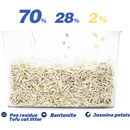 Composite Tofu Cat Litter - Jasmine Flower - 6 L - J & J Pet Club - Nikoro