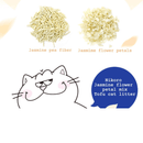 Composite Tofu Cat Litter - Jasmine Flower - 6 L - J & J Pet Club - Nikoro