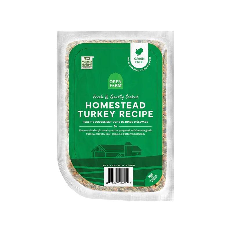 Cooked Dog Food - Homestead Turkey Recipe - J & J Pet Club - Open Farm
