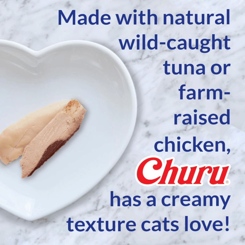 Creamy Cat Treat - CHURU - 100 ct Chicken Variety Box - J & J Pet Club - Inaba