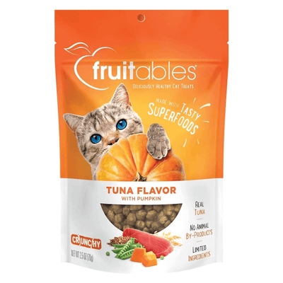 Crunchy Cat Treat - Tuna Flavor with Pumpkin - 2.5 oz - J & J Pet Club - Fruitables