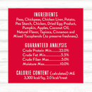 Crunchy Dog Treat - GRAIN FREE CRUNCH - Chicken, Pumpkin & Apple Flavor - 8 oz - J & J Pet Club - Charlee Bear