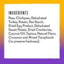 Crunchy Dog Treat - GRAIN FREE CRUNCH - Turkey, Sweet Potato & Cranberry Flavor - 8 oz - J & J Pet Club - Charlee Bear