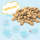 Crunchy Dog Treat - ORIGINAL CRUNCH - with Liver - 16 oz - J & J Pet Club - Charlee Bear