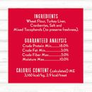 Crunchy Dog Treat - ORIGINAL CRUNCH - with Turkey Liver & Cranberries - 16 oz - J & J Pet Club - Charlee Bear