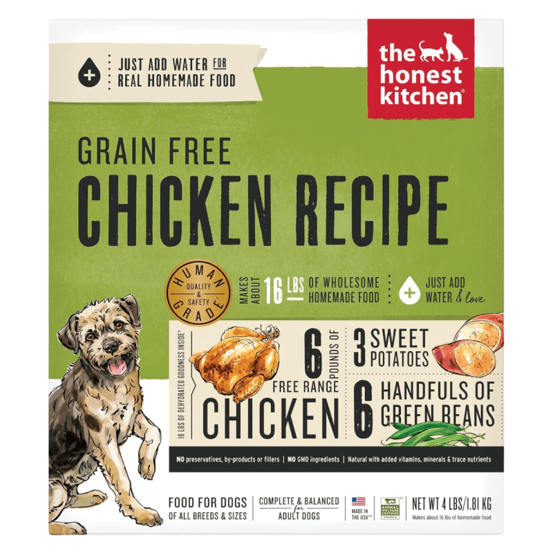 Dehydrated Dog Food - Grain Free Chicken Recipe - J & J Pet Club - The Honest Kitchen