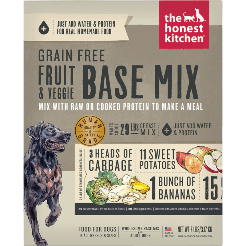 Dehydrated Dog Food - Grain Free Fruit & Veggie Base Mix - J & J Pet Club - The Honest Kitchen