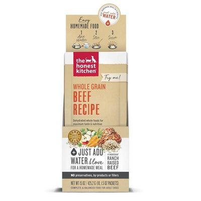 Dehydrated Dog Food - Whole Grain Beef Recipe - J & J Pet Club - The Honest Kitchen