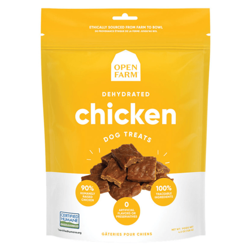 Dehydrated Dog Treat - Chicken - 4.5 oz - J & J Pet Club - Open Farm
