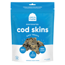Dehydrated Dog Treat - Cod Skins - 2.25 oz - J & J Pet Club - Open Farm