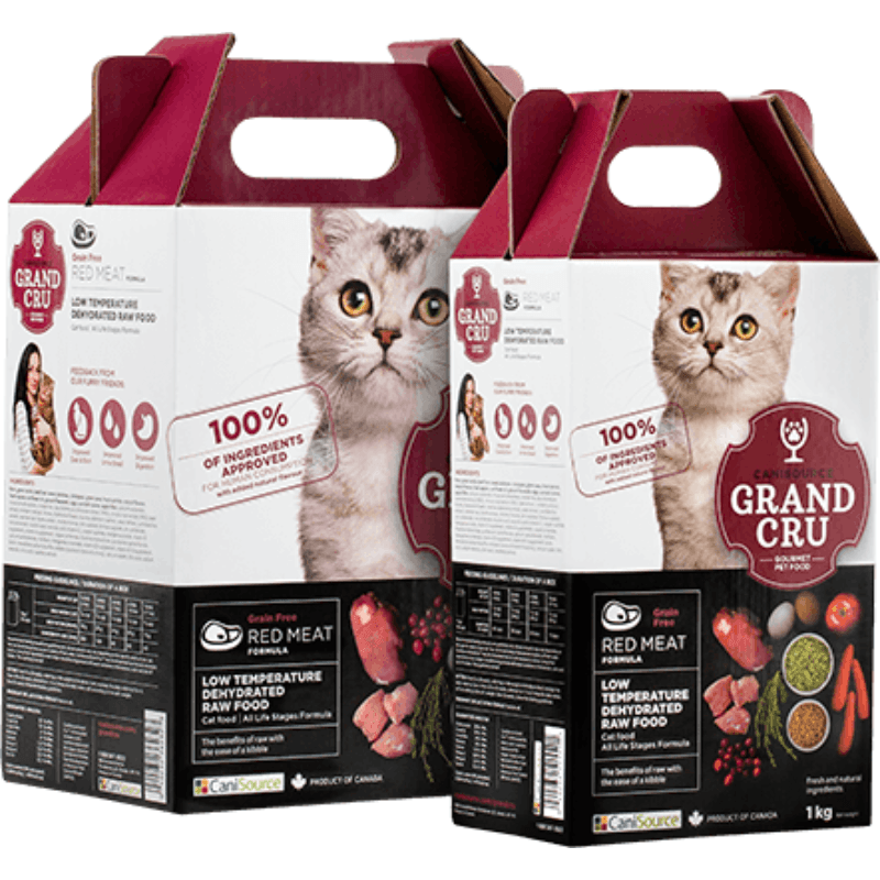 Dehydrated Raw Cat Food - GRAND CRU - Red Meat Formula - J & J Pet Club