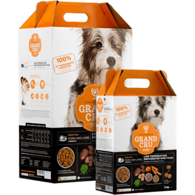 Dehydrated Raw Dog Food - GRAND CRU - Grain Free Pork & Lamb Formula - J & J Pet Club - Canisource