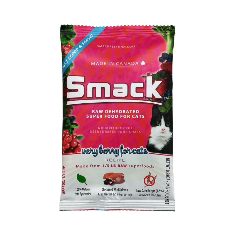 Dehydrated Raw Super Cat Food - Very Berry - J & J Pet Club - Smack