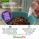 Digestive+ Relief, 15 ml - J & J Pet Club - Homeopet