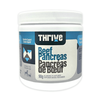 Dog & Cat Supplement - Beef Pancreas - 90 g - J & J Pet Club - Thrive