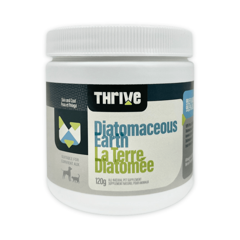 Dog & Cat Supplement - Diatomaceous Earth - 120 g - J & J Pet Club - Thrive