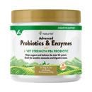 Dog & Cat Supplement - DIGESTIVE SUPPORT - Advanced Probiotics & Enzymes + Vet Strength PB6 Probiotic - Powder - J & J Pet Club - Naturvet