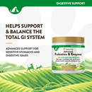 Dog & Cat Supplement - DIGESTIVE SUPPORT - Advanced Probiotics & Enzymes + Vet Strength PB6 Probiotic - Powder - J & J Pet Club - Naturvet