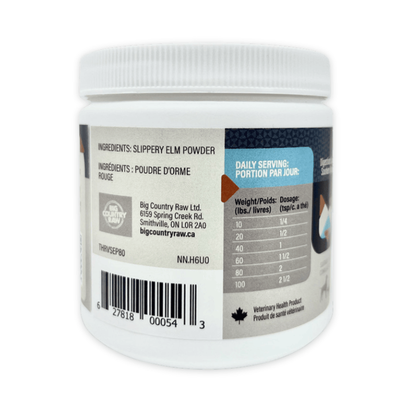 Dog & Cat Supplement - Slippery Elm Powder - 80 g - J & J Pet Club - Thrive