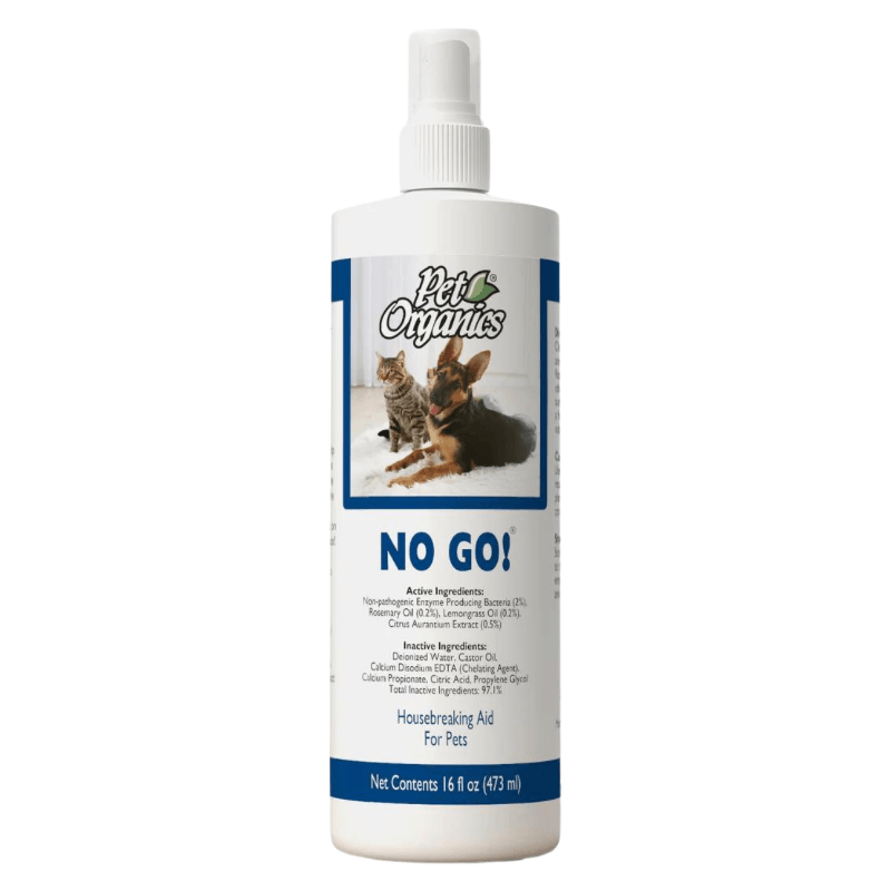 Dog & Cat Training Aids - PET ORGANICS - No Go! (Housebreaking Aid) - 16 oz spray - J & J Pet Club - Naturvet