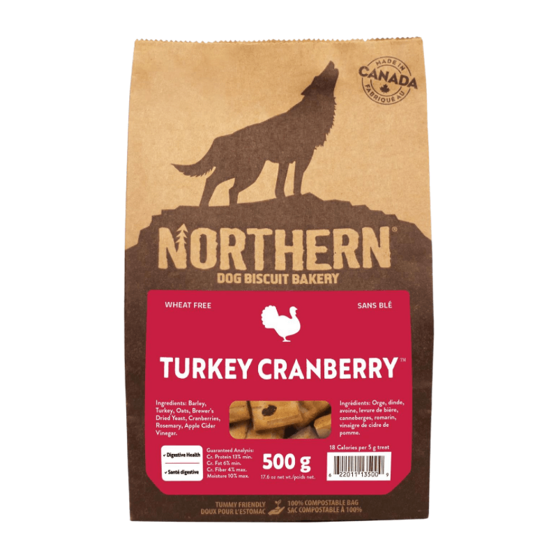 Dog Biscuits - Turkey Cranberry - 500 g - J & J Pet Club - Northern
