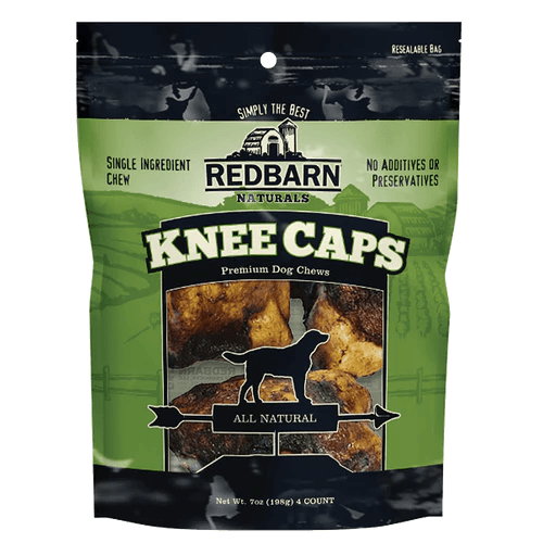 Dog Chewing Treat - Knee Caps - 4 pc - J & J Pet Club - Redbarn