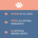 Dog Chewing Treat - YOGURT STICKS - Bacon with Prebiotics & Probiotics - 4.8 oz - J & J Pet Club - HIMALAYAN PET SUPPLY