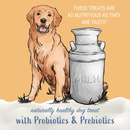 Dog Chewing Treat - YOGURT STICKS - Peanut Butter with Prebiotics & Probiotics - 4.8 oz - J & J Pet Club - HIMALAYAN PET SUPPLY