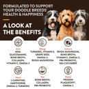 Dog Dental Care - BREED SPECIFIC - Doodle Breeds - 50 soft chews - J & J Pet Club - Naturvet