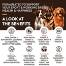 Dog Dental Care - BREED SPECIFIC - Sport & Working Breeds - 50 soft chews - J & J Pet Club - Naturvet