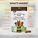 Dog Dental Care - BREED SPECIFIC - Sport & Working Breeds - 50 soft chews - J & J Pet Club - Naturvet