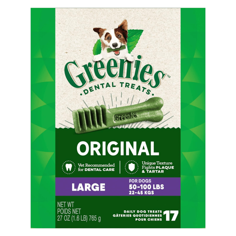 Dog Dental Treat - Original LARGE - J & J Pet Club - Greenies