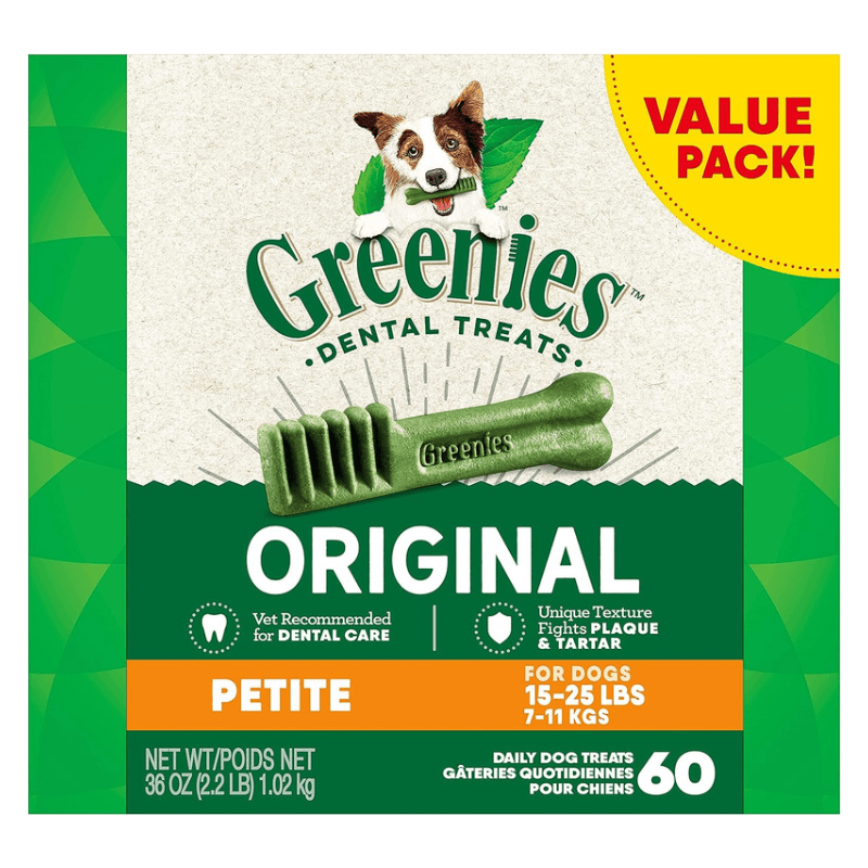 Dog Dental Treat - Original PETITE - J & J Pet Club - Greenies