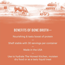 Dog Food Booster - Instant Beef Bone Broth with Turmeric - 3.6 oz - J & J Pet Club - the honest kitchen